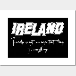 Ireland Second Name, Ireland Family Name, Ireland Middle Name Posters and Art